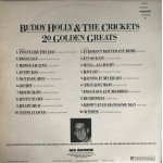 Buddy Holly & The Crickets (2) - 20 Golden Greats (LP, Comp)