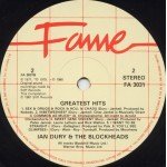 Ian Dury And The Blockheads - Greatest Hits (LP, Comp)