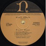 Scott Joplin - Joshua Rifkin - Piano Rags By Scott Joplin (LP, Album)