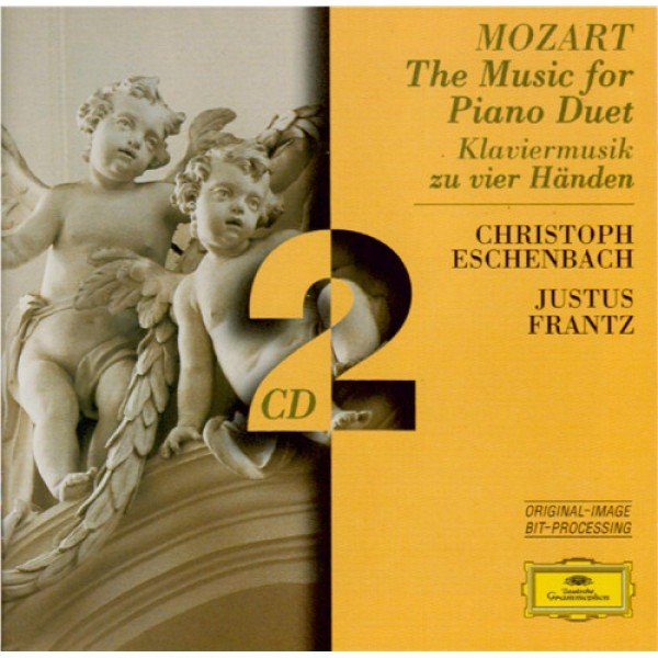 Mozart*, Christoph Eschenbach, Justus Frantz - The Music For Piano Duet = Klaviermusik Zu Vier HÃ¤nden (2xCD, Comp, RM)