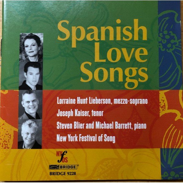 Various, New York Festival Of Song - Spanish Love Songs (CD, Album)