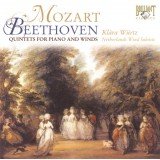 Mozart* â€¢ Beethoven* - KlÃ¡ra WÃ¼rtz, Netherlands Wind Soloists - Quintets For Piano And Winds (CD, Album)