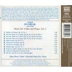 DvoÅ™Ã¡k*, Qian Zhou, Edmund Battersby - Music For Violin And Piano, Volume 2: Ballad â€¢ Capriccio â€¢ Silent Woods (CD, Album)