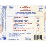 LutosÅ‚awski*, Camerata Silesia, Anna Szostak, Polish National Radio Symphony Orchestra, Antoni Wit - Orchestral Works, Vol. 5 (CD, Album)