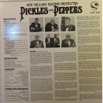 The New Orleans Ragtime Orchestra - Pickles And Peppers (LP, Album)