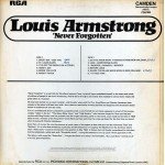 Louis Armstrong - Never Forgotten (LP, Comp)