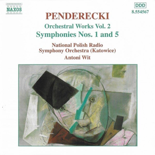 Penderecki*, National Polish Radio Symphony Orchestra (Katowice)*, Antoni Wit - Orchestral Works Vol. 2 - Symphonies Nos. 1 & 5 (CD)