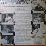 Albert Burbank - Creole Clarinet (LP)