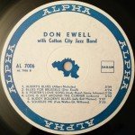 Don Ewell And The Cotton City Jazzband - Don Ewell And The Cotton City Jazzband (LP, Gat)