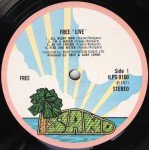 Free - Free Live (LP, Album, Env)