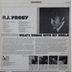 P.J. Proby - What's Wrong With My World (LP, Album, All)