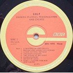 Various - Golf Famous Players, Personalities And Events (LP, Mono)