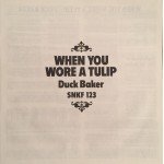 Duck Baker - When You Wore A Tulip (LP)