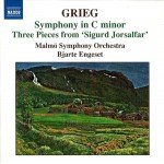 Grieg*, MalmÃ¶ Symphony Orchestra, Bjarte Engeset - Symphony In C Minor - Three Pieces Form 'Sigurd Jorsalfar' (CD)