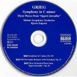 Grieg*, MalmÃ¶ Symphony Orchestra, Bjarte Engeset - Symphony In C Minor - Three Pieces Form 'Sigurd Jorsalfar' (CD)