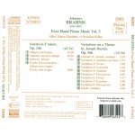 Brahms* - Christian KÃ¶hn, Silke-Thora Matthies - Four Hand Piano Music Vol. 3 - Sonata in F minor, Variations on a Theme by Joseph Haydn (CD, Album)