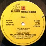 Neil Young With Crazy Horse - Zuma (LP, Album)