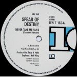 Spear Of Destiny - Never Take Me Alive (12