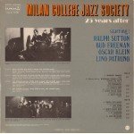 Milan College Jazz Society Starring Ralph Sutton (2), Bud Freeman, Oscar Klein, Lino Patruno - 25 Years After (LP, Album, Gat)