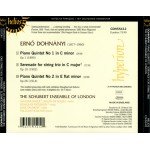DohnÃ¡nyi* - The Schubert Ensemble Of London - Piano Quintets / Serenade For String Trio (CD, Album, RE)