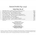 AntonÃ­n DvoÅ™Ã¡k - Ilse Eerens, Michaela Selinger, Maximilian Schmitt, Florian Boesch, Collegium Vocale Gent*, Royal Flemish Philharmonic, Philippe Herreweghe - Stabat Mater (CD, Album)