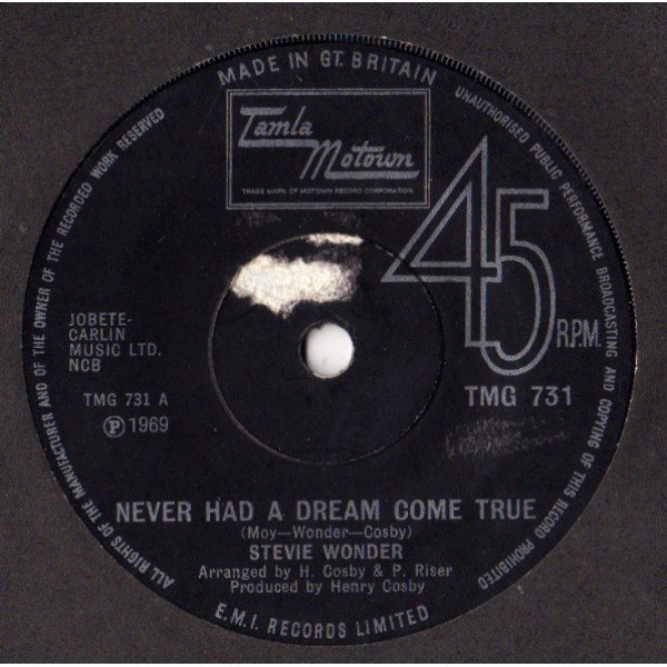 Stevie Wonder - Never Had A Dream Come True (7