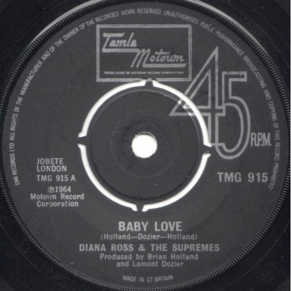 Diana Ross & The Supremes* - Baby Love (7