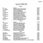 William Boyce, Bronwen Mills, Howard Crook, The Parley Of Instruments, Roy Goodman - Solomon - A Serenata (CD, RE)