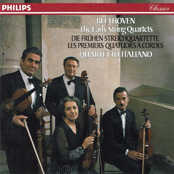 Beethoven*, Quartetto Italiano - The Early Quartets = Die Frühen Streichquartette = Les Premiers Quatuors À Cordes (3xCD, Album, RE, RM + Box)