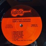 Lightning Hopkins* - Early Recordings (LP, Album, Comp, RE)