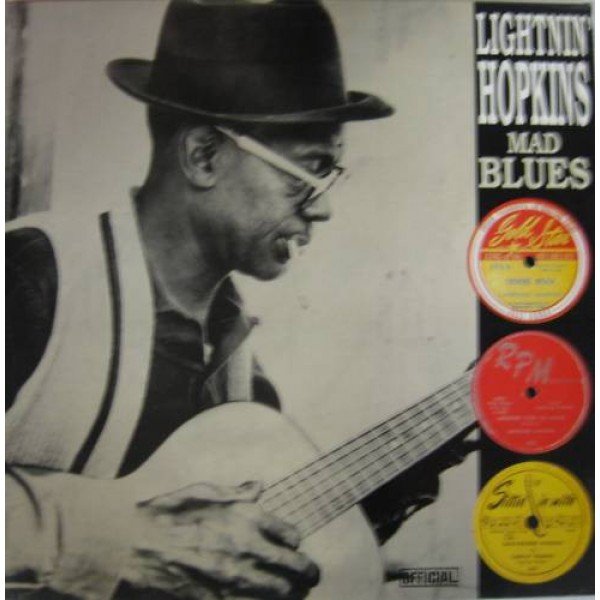Lightnin' Hopkins - Mad Blues (LP, Comp)