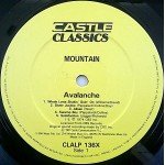 Mountain - Avalanche (LP, Album, RE)