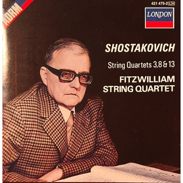 Dmitri Shostakovich, Fitzwilliam String Quartet - String Quartets 3,8 & 13 (CD)