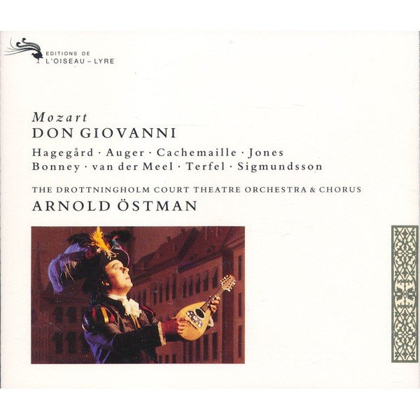 Mozart*, Hagegård*, Auger*, Cachemaille*, Jones*, Bonney*, Van Der Meel*, Terfel*, Sigmundsson*, Chorus And Orchestra Of The Drottningholm Court Theatre, Arnold Östman - Don Giovanni (3xCD)