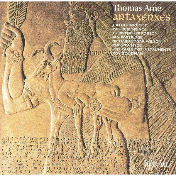 Thomas Arne / Catherine Bott, Patricia Spence, Christopher Robson, Ian Partridge, Richard Edgar-Wilson, Philippa Hyde, The Parley Of Instruments, Roy Goodman - Artaxerxes (2xCD, Album)