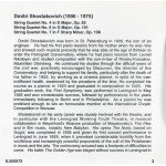 Shostakovich*, Éder Quartet - String Quartets (Complete) Volume 1 Nos. 4, 6 And 7 (CD)