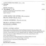 Monteverdi* • Vivaldi* • Purcell* • Bertali* • Legrenzi* – Anne Sofie Von Otter • Musica Antiqua Köln • Reinhard Goebel - Lamenti (CD, Album)
