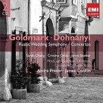 Goldmark* - Dohnányi*, Sarah Chang - Cristina Ortiz - János Starker*, Pittsburgh Symphony Orchestra*, Gürzenich-Orchester Köln*, André Previn - James Conlon - Rustic Wedding Symphony - Concertos (2xCD, Comp, RM)