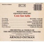 Mozart* - Rachel Yakar · Alicia Nafé · Georgine Resick · Gösta Winbergh · Tom Krause · Carlos Feller / Arnold Östman, The Drottningholm Court Theatre Orchestra & Chorus* - Così Fan Tutte (3xCD, Album)