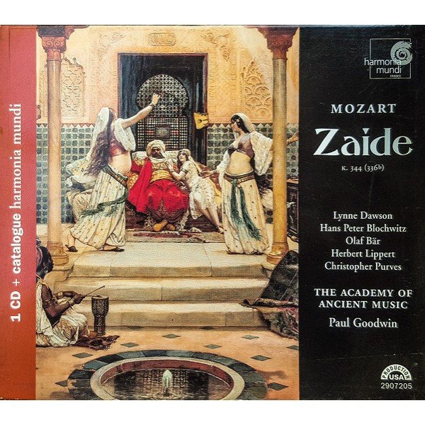 Mozart* - Lynne Dawson, Hans Peter Blochwitz, Olaf Bär, Herbert Lippert, Christopher Purves, The Academy Of Ancient Music, Paul Goodwin (2) - Zaide (K. 344 (336b)) (CD, RE, Sli)