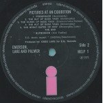 Emerson, Lake & Palmer - Pictures At An Exhibition (LP, Album, Gat)