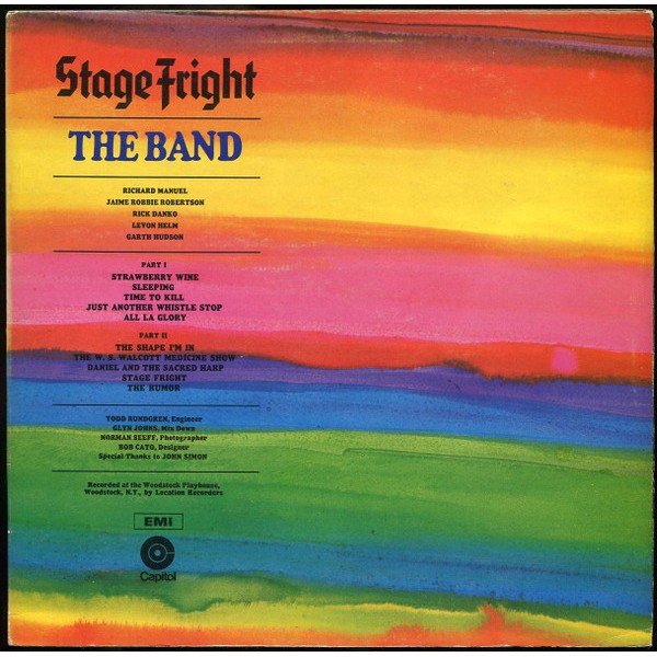 The Band - Stage Fright (LP, Album, Gat)