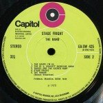 The Band - Stage Fright (LP, Album, Gat)