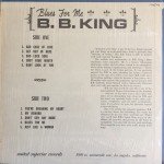 B.B. King - Blues For Me (LP, Album, RE)