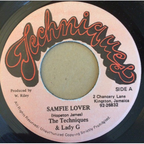 The Techniques & Lady G - Samfie Lover (7