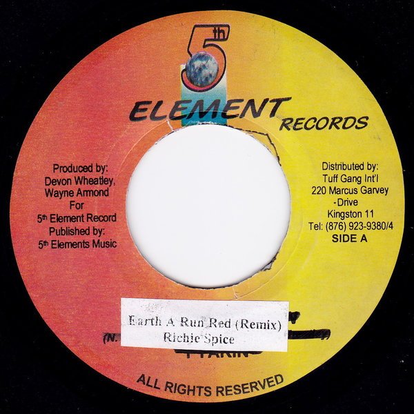 Richie Spice - Earth A Run Red (Remix) (7