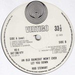 Rod Stewart - An Old Raincoat Won't Ever Let You Down (LP, Album, RP, Sma)