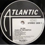 AC/DC - Flick Of The Switch (LP, Album)