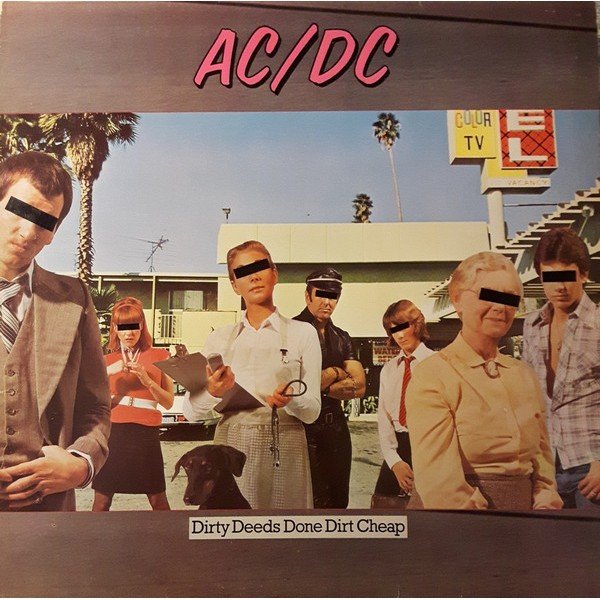 AC/DC - Dirty Deeds Done Dirt Cheap (LP, Album)