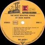 Dean Martin - The Most Beautiful Songs Of (2xLP, Comp, RP)